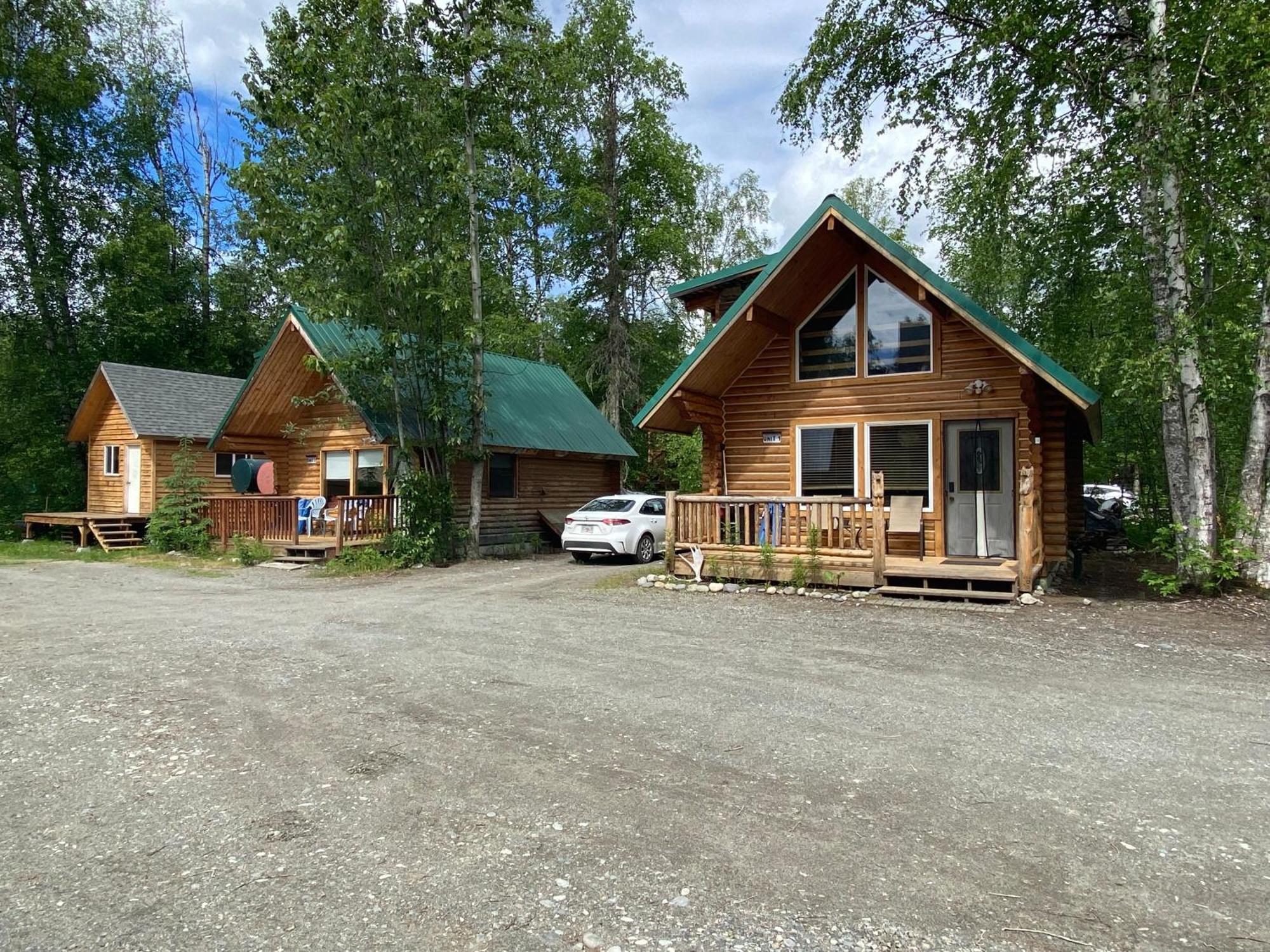 Talkeetna Log Cabin With Hot Tub Unit 2 Exteriör bild